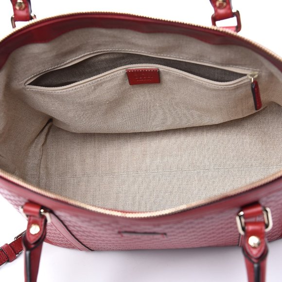 Gucci Soft Microguccissima Dome Satchel in Red NEW W DUST BAG - Picture 5 of 12